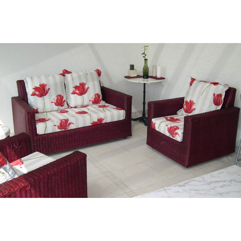salon en rotin cali - promotion