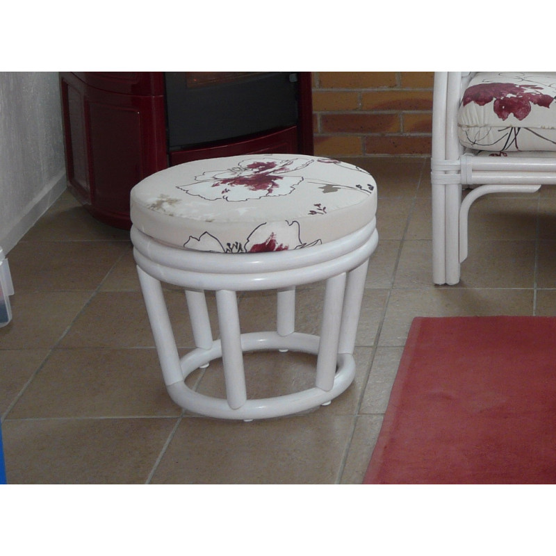 Pouf en rotin Montjoie - Rotin Création