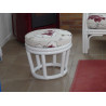 Pouf en rotin Montjoie - Rotin Création