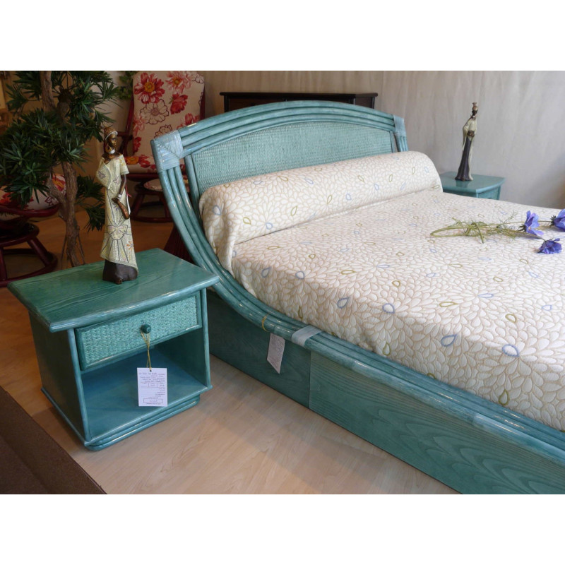 Lit en rotin haut de gamme - chambre en rotin