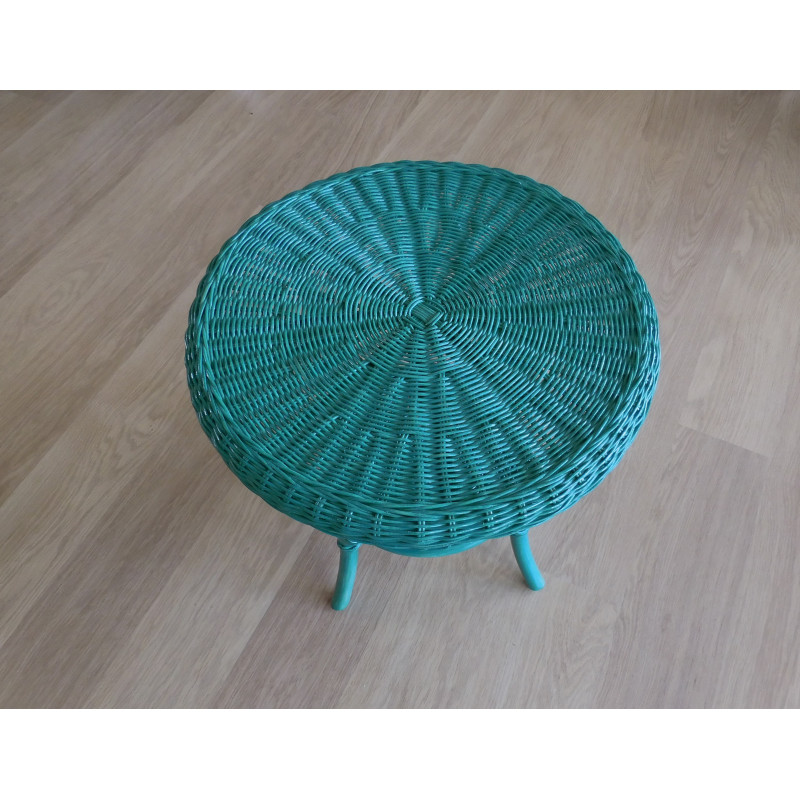 Petite table en rotin - Rotin Création