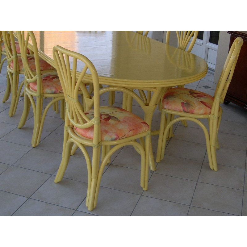 Chaise en rotin Lisle - Rotin Création