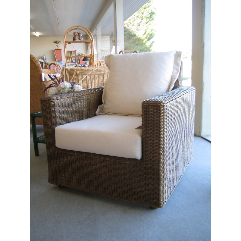 Fauteuil en rotin Cali - Rotin création - Fauteuil design