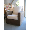 Fauteuil en rotin Cali - Rotin création - Fauteuil design