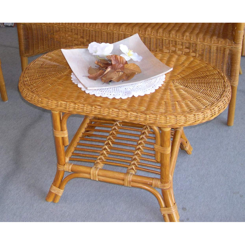 Petite table en rotin - Rotin Création