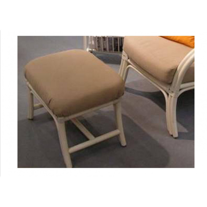 Pouf en rotin Montdore