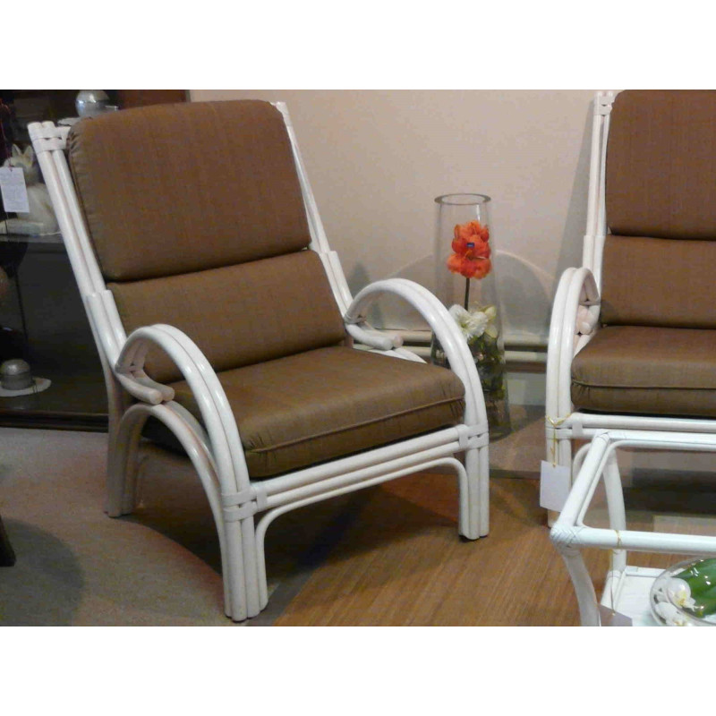 Fauteuil en rotin les Arcs - Rotin Création - Meuble en rotin