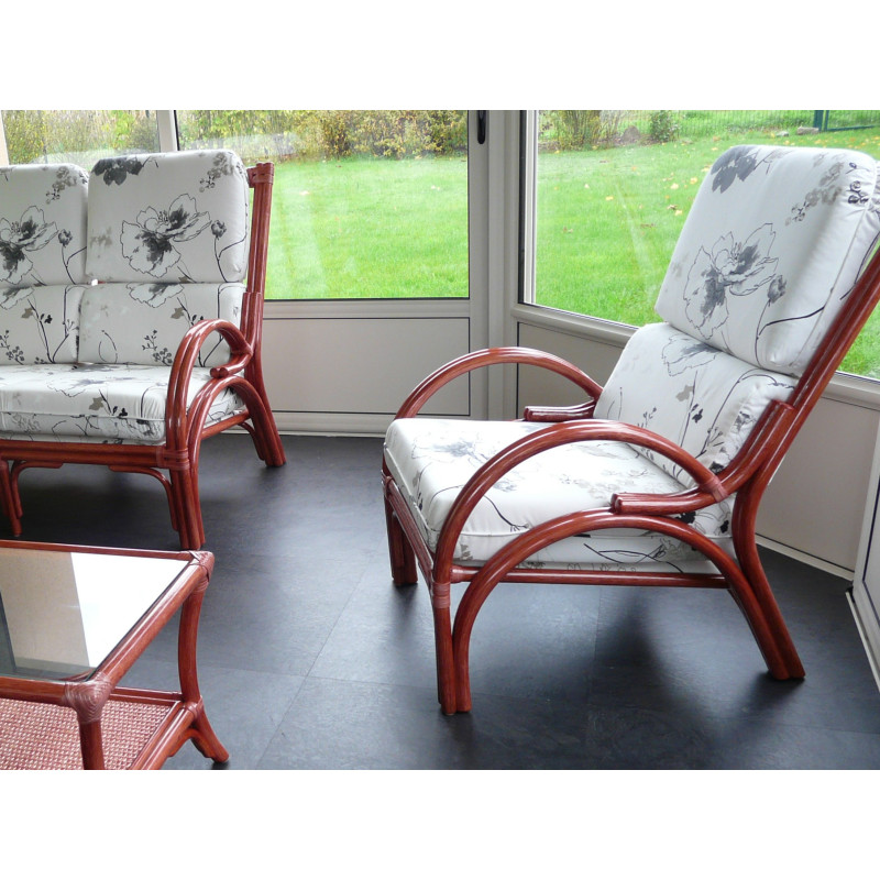 Fauteuil en rotin les Arcs - Rotin Création - Meuble en rotin