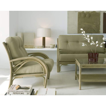 Canapé en rotin Marcilly - Rotin création - artisanat - mobilier sur mesure