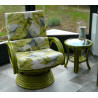 Fauteuil en rotin pivotant basculant - rotin création - Fauteuil MONTBLANC