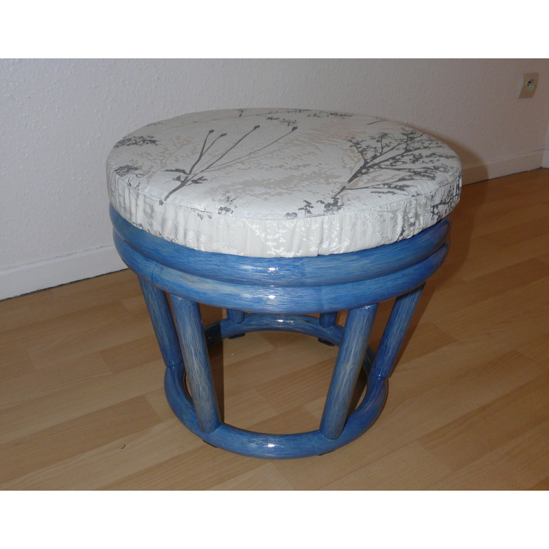 Pouf en rotin Montjoie - Rotin Création
