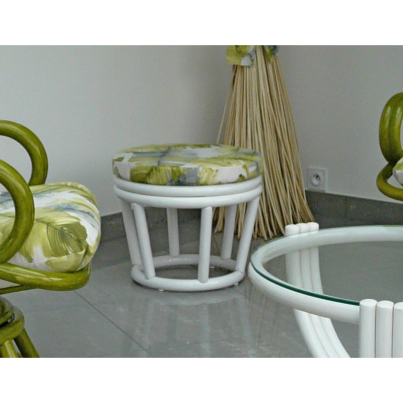 pouf en rotin - meuble en rotin
