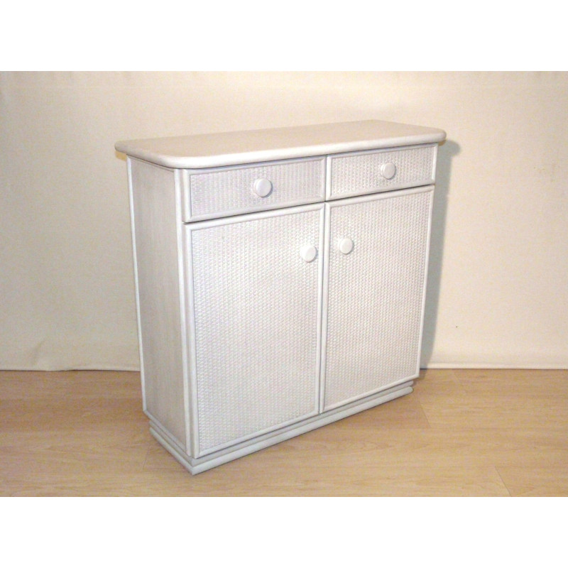 Meuble en rotin - console en rotin