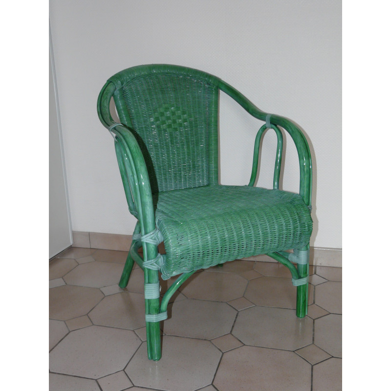 Fauteuil en rotin pour véranda - petit fauteuil - Rotin Création