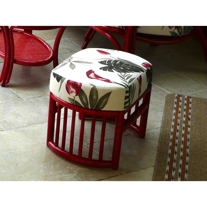 Pouf en rotin haut de gamme - Rotin Création