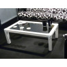 TABLE DE SALON EN ROTIN - MOBILIER EN ROTIN