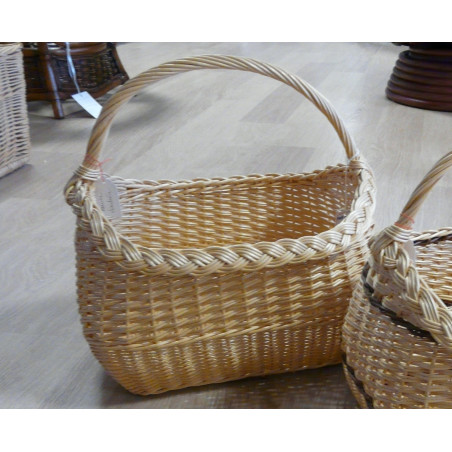 panier en osier - vannerie