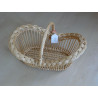 Panier Ovale Haricot Bord Natté