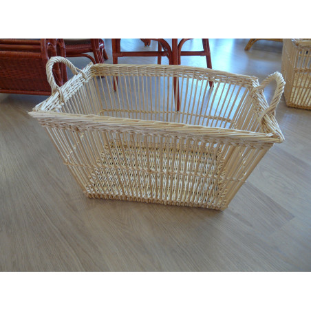 CORBEILLE A LINGE - VANNERIE