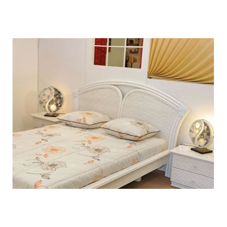 tête de lit en rotin