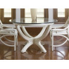 Table Ronde en rotin