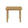 Table Carlat en rotin carrée avec ou sans allonges