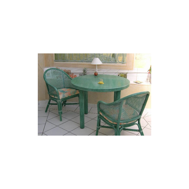 table en rotin - boutique rotin