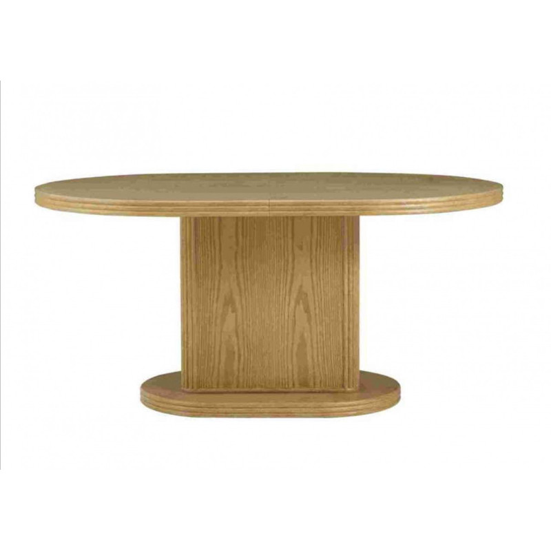 Table en rotin Lanoux ovale avec ou sans allonges