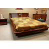 lit en rotin - mobilier en rotin - chambre en rotin