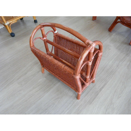 Porte revue en rotin - deco rotin