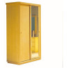 armoire portes coulissantes en rotin - rotin design