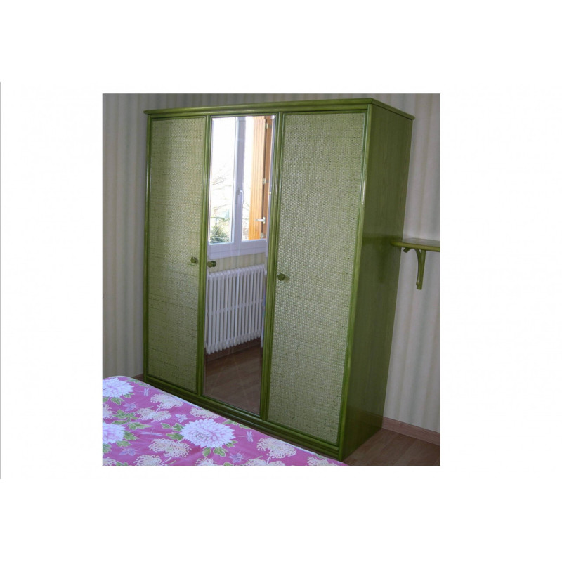 Armoire en rotin Verdun en 2 ou 3 portes ouvrantes