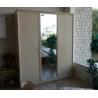 Armoire en rotin Verdun en 2 ou 3 portes ouvrantes