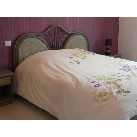 Tête de lit en rotin - chambre en rotin