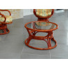 table de salon en rotin - boutique rotin