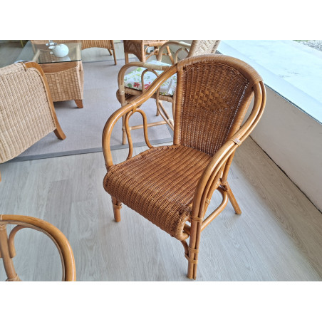 Fauteuil en rotin - Rotin Création