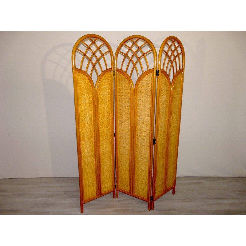paravent en rotin - mobilier en rotin