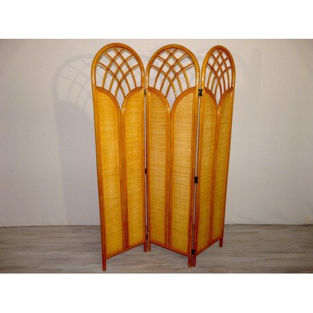 paravent en rotin - mobilier en rotin