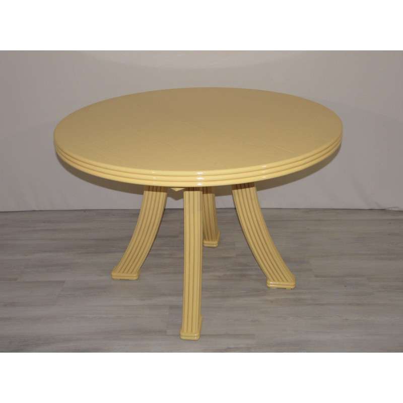 Table de salle à manger en rotin Fontaine fixe