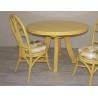 Table de salle à manger en rotin Fontaine fixe