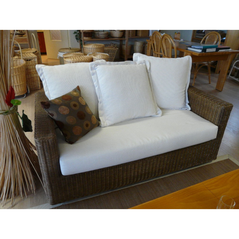 Canapé en rotin Cali - Rotin création - Fauteuil design
