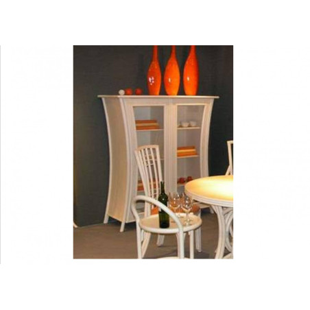 vitrine en rotin - Rotin Création