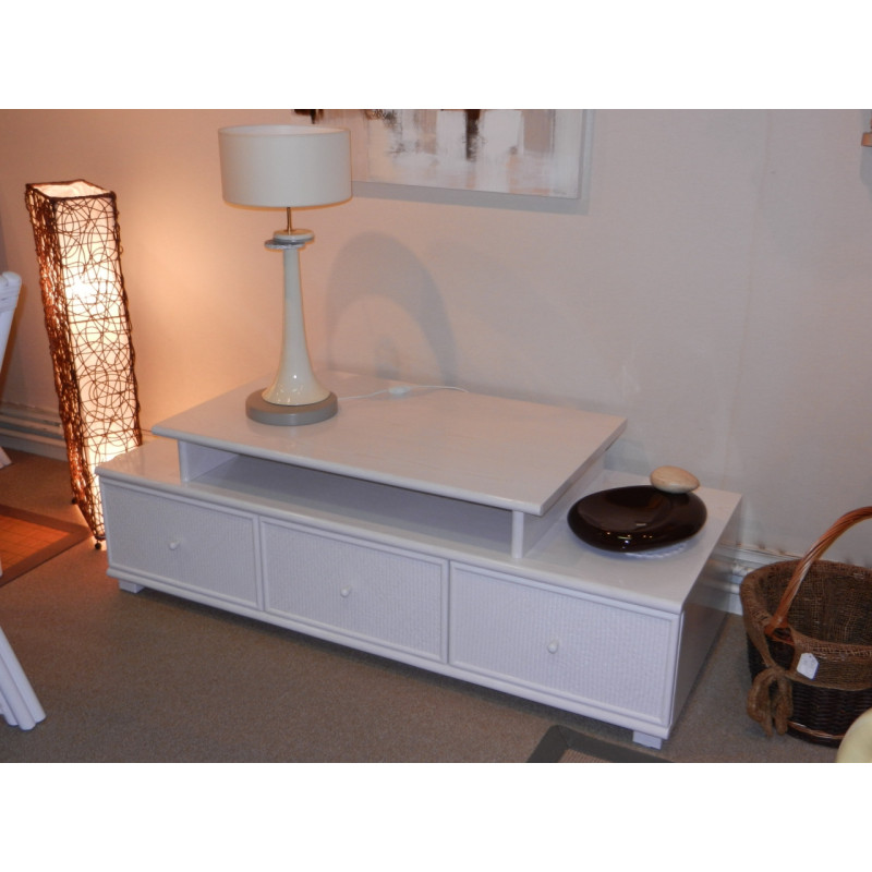 meuble en rotin - deco rotin