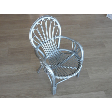 fauteuil enfant en rotin