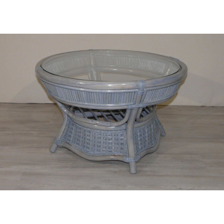 Table de salon en rotin Brillian - Rotin Création