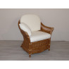 Fauteuil en rotin Brillian - Rotin Création - Fauteuil pour véranda