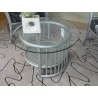table de salon en rotin - roitin design