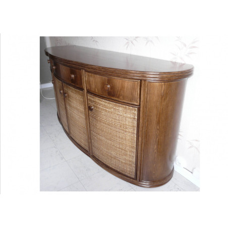 Bahut en rotin haut de gamme Rennes - Rotin Création