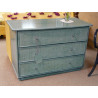 commode en rotin - chambre en rotin