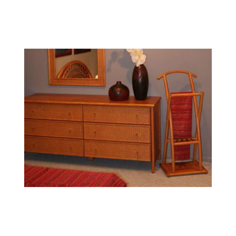 commode en rotin - mobilier en rotin